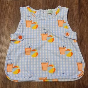 Baby Sassy Stitches Wearable Blanket Sleeveless Sleeping Sack Dress Beach 18M